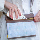 [BAG] BLUE CHOCOLATE MINT | NISHIJIN TEXTILES