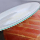 [LARGE PLATE] PLATE SHIPPO PATTERN BEIGE & WHITE 2-PIECE SET | NISHIJIN TEXTILES | RE:NISTA