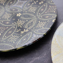 [จานใหญ่] จานลายชิปโป SET 2ชิ้น สีขาว&ดำ | นิชิจินเท็กซ์ไทล์ | RE:นิสต้า