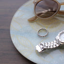 [จานใหญ่] จานลายชิปโป SET 2ชิ้น สีขาว&ดำ | นิชิจินเท็กซ์ไทล์ | RE:นิสต้า