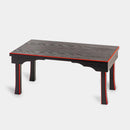 [DESK] NIGATSUDO DESK (BLACK & RED) | WOODWORKING