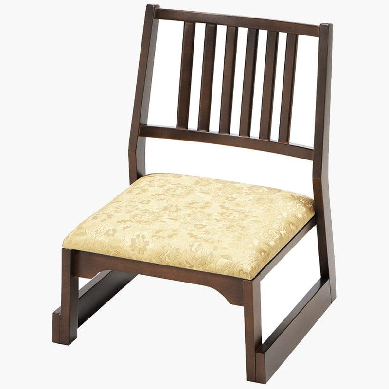 [เก้าอี้] ที่นั่งทาทามิต่ำไม้พร้อมรองรับด้านหลัง | งานไม้