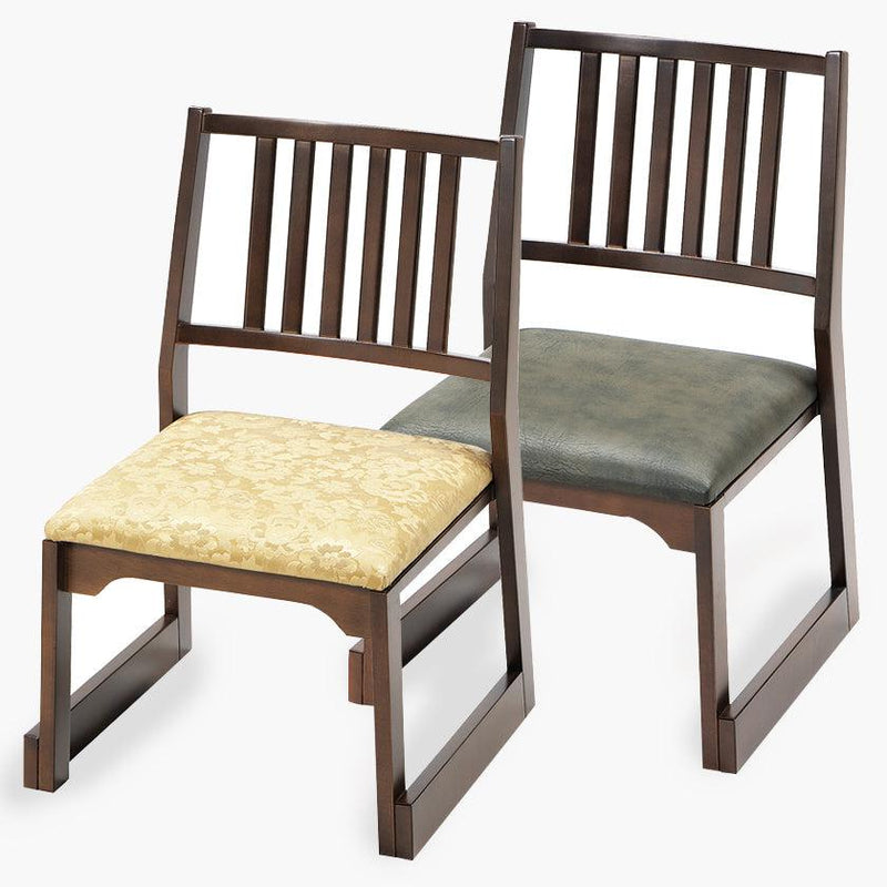 [의자] 등 지원이있는 목재 하이 타타미 좌석 | 목공