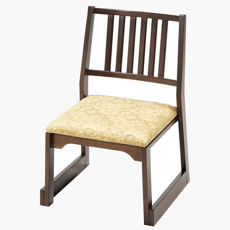 [เก้าอี้] ที่นั่งทาทามิสูงไม้พร้อมรองรับด้านหลัง | งานไม้
