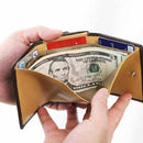 [WALLET / BAG] TRI-FOLD WALLET (GUNJOU) | LEATHER WORK | SATORI