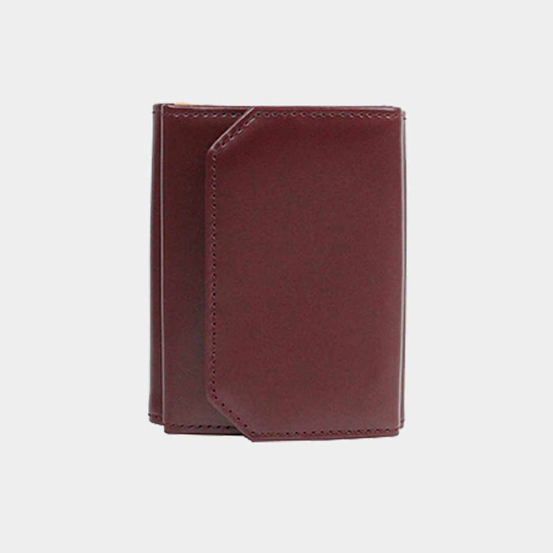 [월렛/바그] 사토리 트리 (Satori Tri-Fold 지갑) (Grape) | 레더 (Leather) 작업