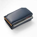 [WALLET / BAG] TRI-FOLD WALLET (INDIGO) | LEATHER WORK | SATORI