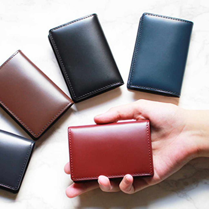 [Wallet / Bag] Satori Box Coin Purse （Gunjou） | Leather work