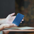 [錢包 /袋子] Matsusaka皮革智能錢包（海軍）|皮革工作| satori