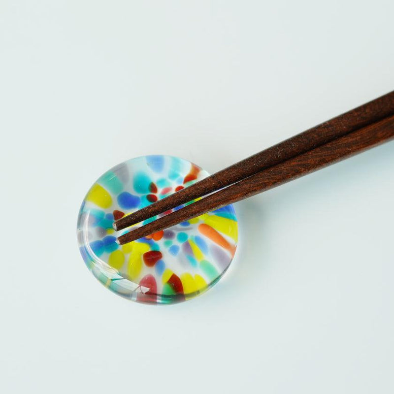 【津輕玻璃】北洋硝子 櫻花筷子與煙火筷架組 （可預購：預計三月中旬寄達）
