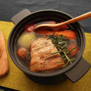 [COOKER (POT)] COCOTTE POT & LID (LARGE) COCOTTE MAI (OPEN FIRE & IH & OVEN) | HOMUSUBI | CARBON PROCESSING