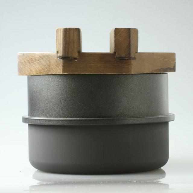 [炊具（鍋）] Homusubi木炭水壺為一人牛爐套裝（直接火災和IH）|碳處理
