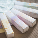 [TOWELS] "SAKI" 5 GAUZE PILE HANDKERCHIEF GIFTBOX (PINK・BLUE・GREEN・YELLOW・PURPLE) | IMABARI TOWELS