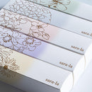 [TOWELS] "SAKI" 5 GAUZE PILE HANDKERCHIEF GIFTBOX (PINK・BLUE・GREEN・YELLOW・PURPLE) | IMABARI TOWELS