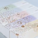 [TOWELS] "SAKI" 5 GAUZE PILE HANDKERCHIEF GIFTBOX (PINK・BLUE・GREEN・YELLOW・PURPLE) | IMABARI TOWELS