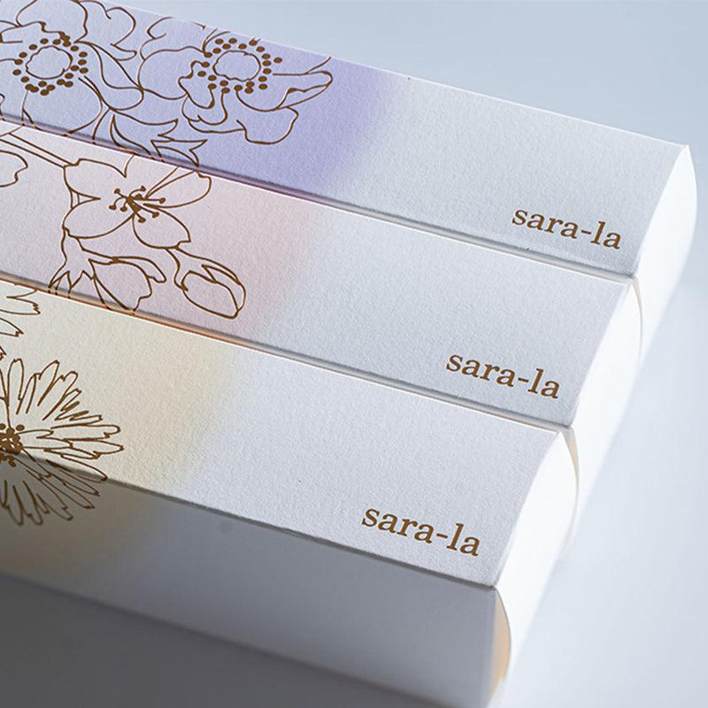[毛巾]“ saki” 3紗布樁手帕禮品盒（粉紅色・黃・紫色）| imabari毛巾