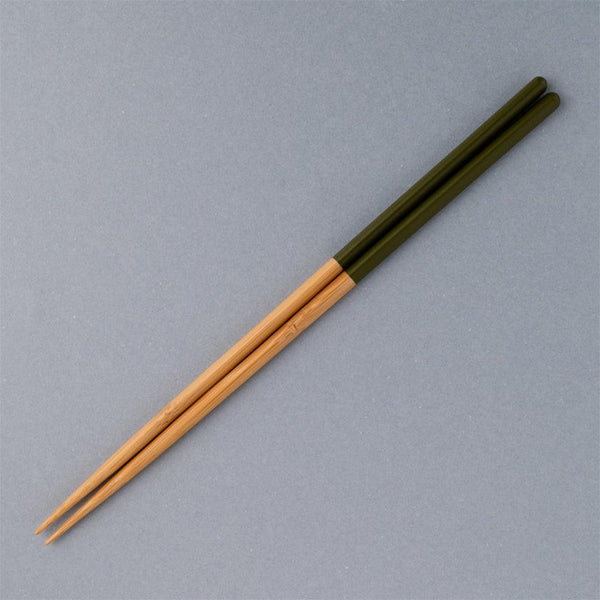 [젓가락] Saibashi 하시 ​​쿠라 계절 01 그린 (30cm) | 마쓰칸 | 와카 사 칠기
