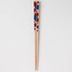 [CHOPSTICKS] KUTANI SEAL FLOWER UME PLUM (22.5cm) CHOPSTICK REST & GIFT BOX SET | MATSUKAN | WAKASA LACQUERED CHOPSTICKS