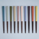 [CHOPSTICKS] WENGE OCTAGON HASHIKURA SEASON01 YELLOW (22.5cm) | MATSUKAN | WAKASA LACQUERED CHOPSTICKS