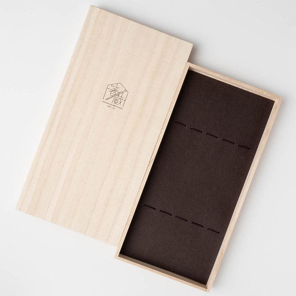 [ตะเกียบ] กล่องของขวัญสำหรับของขวัญสำหรับกล่อง Paulownia 5 ชุด | Matsukan | wakasa lacquerware