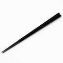 [CHOPSTICKS] PAIR KOKUTAN PENTAGON WITH CHOPSTICK REST (21.5, 23.0cm) | WAKASA LACQUERED CHOPSTICKS