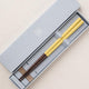 [CHOPSTICKS] WENGE OCTAGON HASHIKURA SEASON01 YELLOW (WITH CHOPSTICK REST) | WAKASA LACQUERED CHOPSTICKS | MATSUKAN