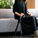 [雨傘]女士山東肖特（黑色）|東京傘|梅哈拉·科伊（Maehara Koei）射擊