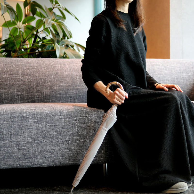 [ร่ม] หญิง Shantung Short (สีเทา) | Tokyo Umbrella | Maehara Koei Shoten