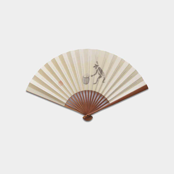 [แฟนมือ] Kappa Taiko Honso Bamboo | Fankindo Fukatsu Hand Fan | เอโดะพับพัดลม
