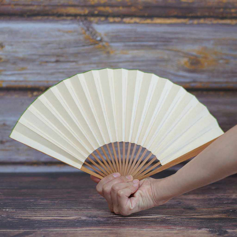 [แฟนมือ] Kappa Dance Green Book Soot Bamboo | Fankindo Fukatsu Hand Fan | เอโดะพับพัดลม