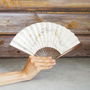 [HAND FAN] WOMEN'S SUMINAGASHI KARAKI | UNKINDO FUKATSU | EDO FOLDING FANS
