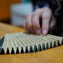 [HAND FAN] UNKINDO FUKATSU WOMEN'S HAKU PINK HONSUSU-TAKE | EDO FOLDING FANS