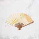 [HAND FAN] UNKINDO FUKATSU WOMEN'S HAKU ORANGE HONSUSU-TAKE | EDO FOLDING FANS