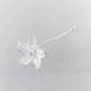 [HAIR STICK] KANZASHI SAKURA (CHERRY BLOSSAM A) | CHECOS | SILVER WIRE WORK