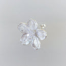 [穿孔耳環]櫻花（櫻花滴）一隻耳朵| checos |銀線工作