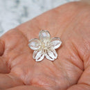 [穿孔耳環]櫻花（櫻花滴）一隻耳朵| checos |銀線工作