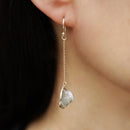 [PIERCED EARRINGS] SAKURA (CHERRY BLOSSAM DROP) S | CHECOS | SILVER WIRE WORK