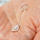 [PIERCED EARRINGS] SAKURA (CHERRY BLOSSAM DROP) S | CHECOS | SILVER WIRE WORK