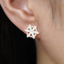 [PIERCED EARRINGS] SNOWFLAKE | CHECOS | SILVER WORK