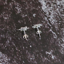[PIERCED EARRINGS] SNOWFLAKE | CHECOS | SILVER WORK