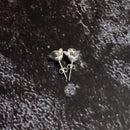 [PIERCED EARRINGS] CAMELIA | CHECOS | SILVER WORK