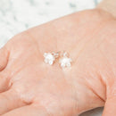 [刺耳的耳環]櫻花| Checos |銀色工作