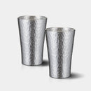 [MUG (CUP)] TUMBLER RIKKA (S) PAIR | OSAKA NANIWA PEWTER WARE