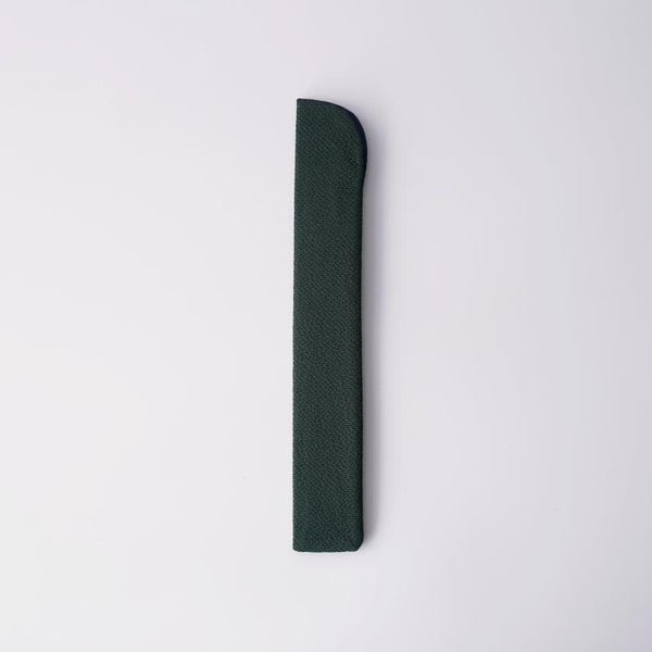 [กระเป๋าพัดลมมือ] สีเขียว (ยาวประมาณ 10.24 นิ้ว) | Kyoto Folding Fans | Ohnishi Tsune Shoten