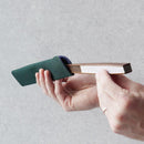 [HAND FAN BAG] GREEN  (UP TO ABOUT 10.24 IN. IN LENGTH) | KYOTO FOLDING FANS | OHNISHI TSUNE SHOTEN