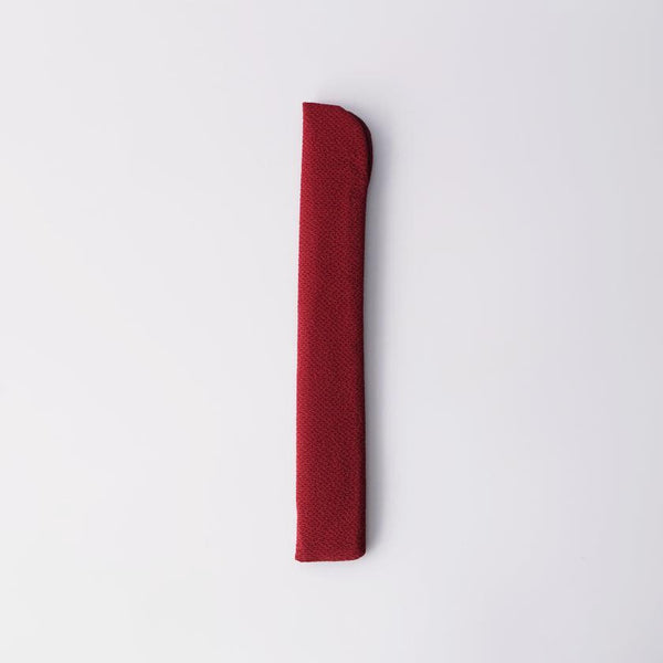 [HAND FAN BAG] RED  (UP TO ABOUT 10.24 IN. IN LENGTH) | KYOTO FOLDING FANS | OHNISHI TSUNE SHOTEN