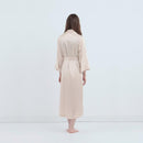 [ROOMWEAR] SILK GOWN PEARL WHITE | SEWING