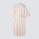 [ROOMWEAR] SILK GOWN PEARL WHITE | SEWING