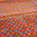 [FUROSHIKI] SQUARE RED | HAND PRINTING