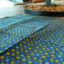 [Furoshiki] Square Blue | การพิมพ์มือ